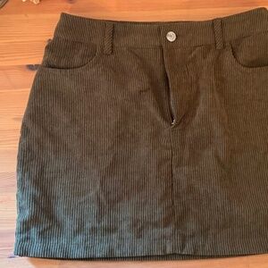 dark green skirt M size